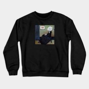 Whistler's Mother (Beaned) Crewneck Sweatshirt